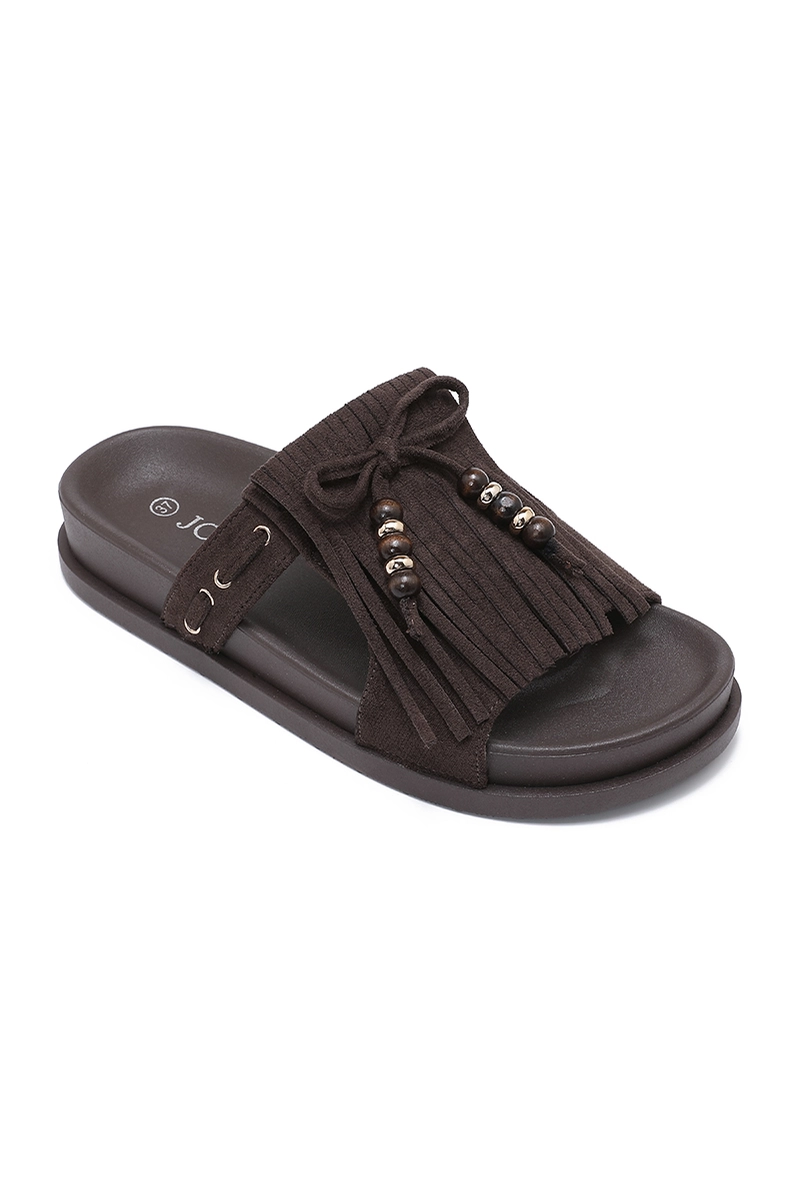 Sandalias Boho Flecos Marrakech · Brown - Imagen 6
