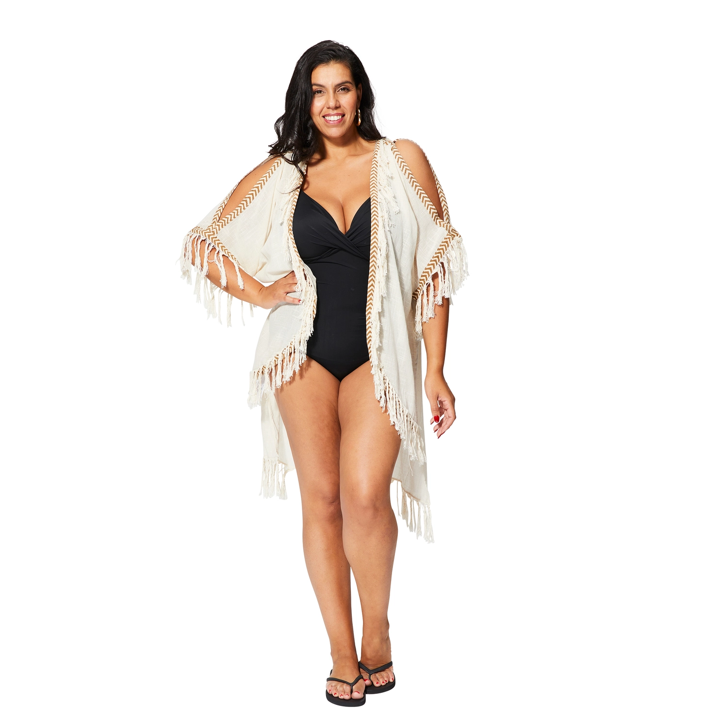 Kimono Cala Serena · Crema - Imagen 4
