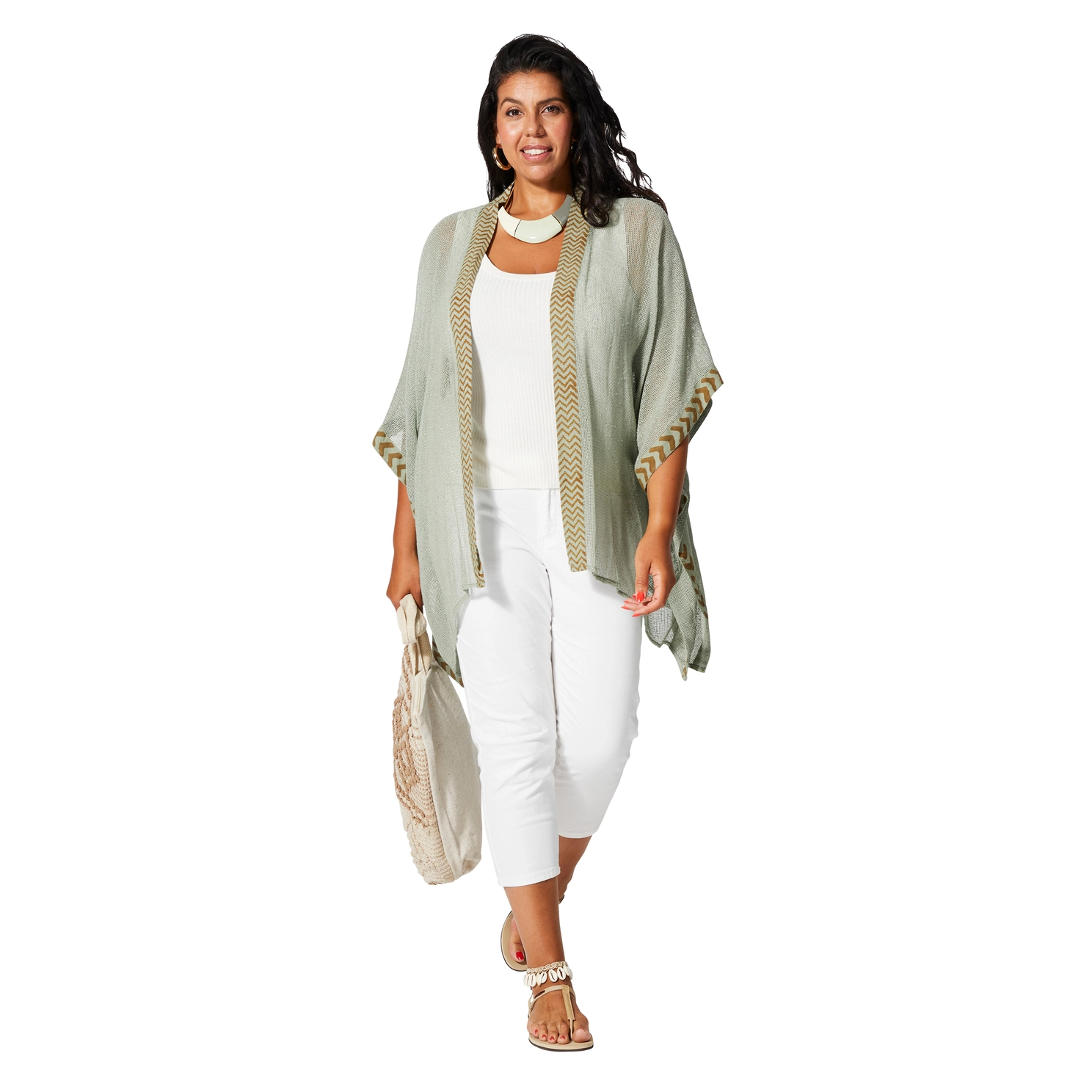 Kimono Oasis Verde · Verde - Imagen 4