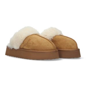 Zapatilla de casa - Camel