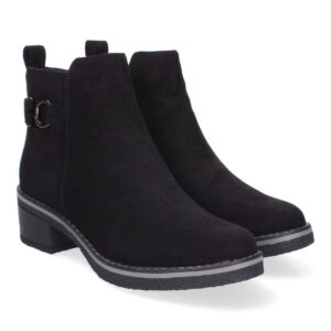 Botines de Tacón para Mujer, Cómodos y Elegantes – Negro