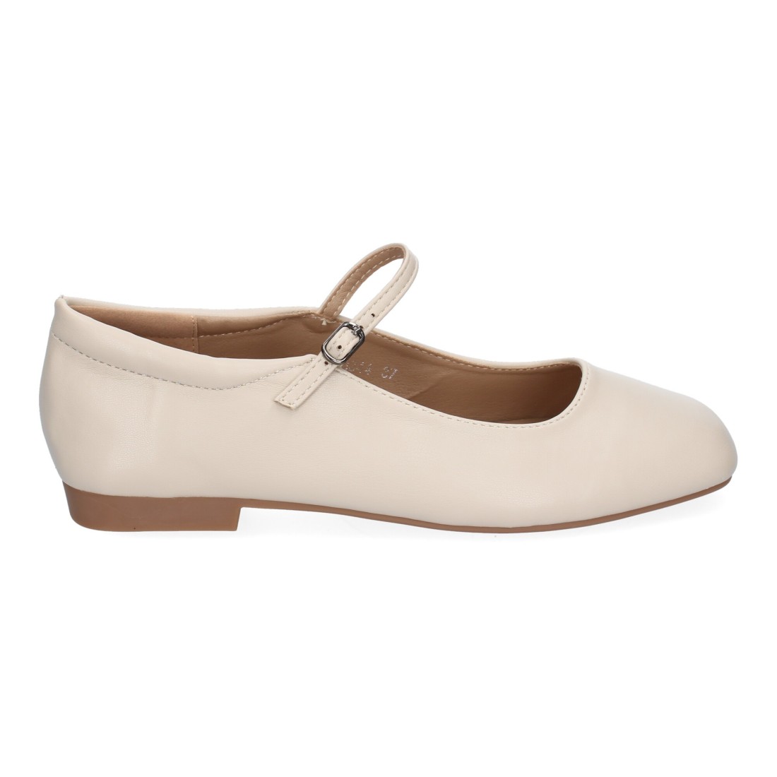 Bailarina tipo francesa con hebilla – Beige - Imagen 2