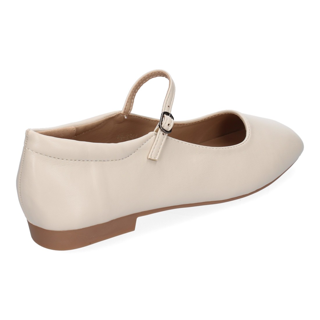Bailarina tipo francesa con hebilla – Beige - Imagen 4
