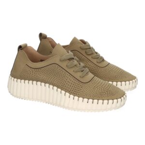 Zapatillas Casual para Mujer, Comdodas y Elegantes, Diseño Moderno Calado - Verde