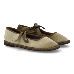 Bota alta con tacón y plataforma para mujer – Verde