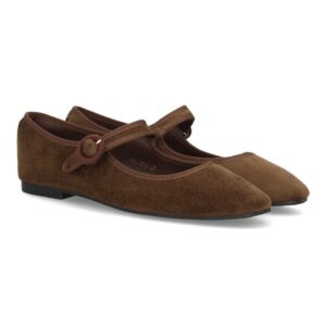 Bailarinas mujer con hebilla circular ajustable - Verde