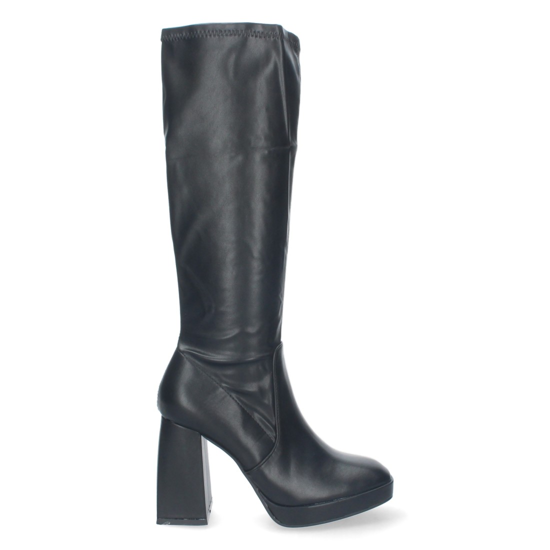 Bota de Tacón con Cremallera – Negro - Imagen 2