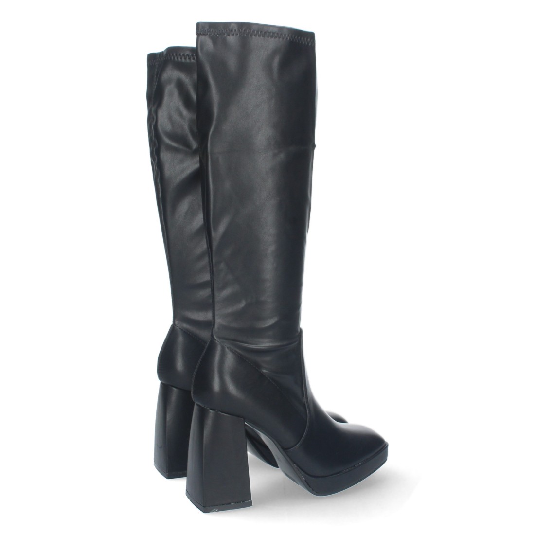 Bota de Tacón con Cremallera – Negro - Imagen 4